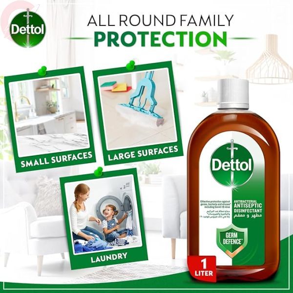 Dettol Disinfectant Liquid 1L Antiseptic | Cognition UAE Dettol Disinfectant Liquid 1L Antiseptic | Cognition UAE