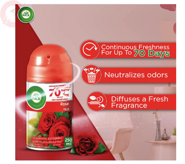 Air Wick Air Freshener Freshmatic Refill 250 ml can rose scent