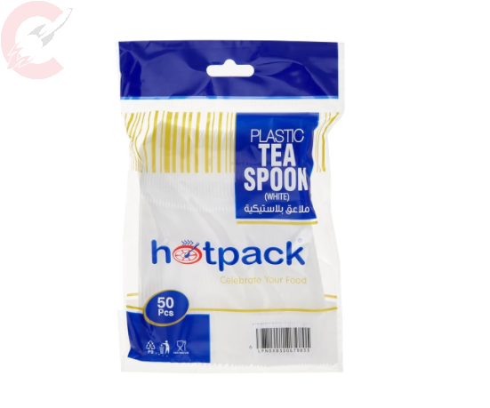 Hotpack Plastic Tea Spoon , Pack of 50 pcs