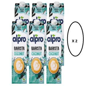 Alpro Barista Coconut Drink, 100% Plant-Based, Lactose & Dairy Free - 1L (12x1L) | CognitionUAE.com