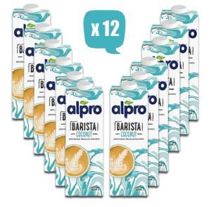 Alpro Barista Coconut Drink, 100% Plant-Based, Lactose & Dairy Free - 1L (12x1L) | CognitionUAE.com