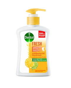 Dettol Fresh Handwash Liquid Soap Pump Citrus And Orange Blossom Fragrance 200ml | CognitionUAE.com
