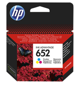 HP 652 Ink Advantage Cartridge, Tri-color - F6V24AE | CognitionUAE.com