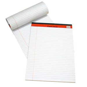 Sinarline Legal Pad 56gsm, A4, 40 sheets-White | CognitionUAE.com