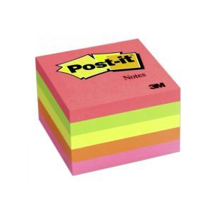 Post-It® Super Sticky Notes 654-5Ssmia, 3 In X 3 In (76 Mm X 76 Mm), Miami Collection, 5 Pads/Pack, 90 Sheets/Pad | CognitionUAE.com