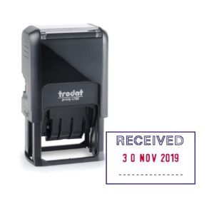 Trodat Printy 4750 Self Inking "RECEIVED" Stamp with Date | CognitionUAE.com