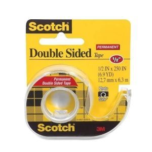 3M Scotch Double Sided Tape 136 with Dispenser 1/2" x 250" | CognitionUAE.com