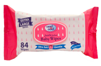 Cool and Cool Baby Wipes 84's Extra Large | CognitionUAE.com