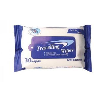 Cool and Cool Travelling Wipes 30's | CognitionUAE.com