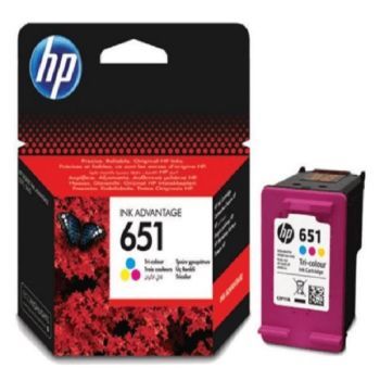 HP 651 Ink Advantage Cartridge, Tri-color - C2P11AE | CognitionUAE.com