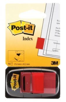 3M Post-it Flags- RED- 1" X 1.7" - 50 flags | CognitionUAE.com