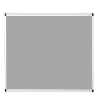 Deluxe One sided Felt Board 60 X 90 -Grey | CognitionUAE.com