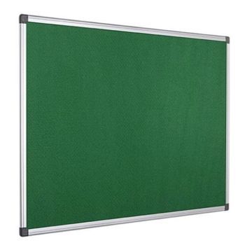 Deluxe One sided Felt Board 120 cm X 240 cm Green | CognitionUAE.com