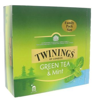 Twinings Green Tea & Mint (100 Tea Bags) | CognitionUAE.com
