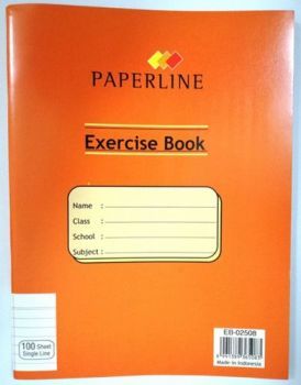 Paperline Exercise Book 200 pages Single Line Left Margin 16 cm x 21cm | CognitionUAE.com