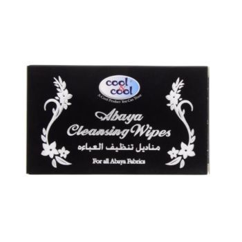 Cool & Cool Abaya Cleansing Wipes 15 cm x 18 cm 12 pcs Pack | CognitionUAE.com