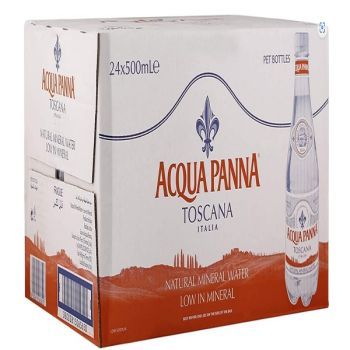 Acqua Panna Plastic Water Bottles (500ml x 24 bottles) | CognitionUAE.com