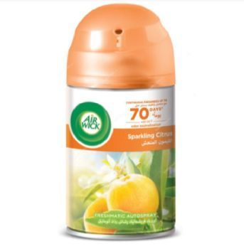 Airwick Freshmatic Freshener Refill can Sparkling Citrus, 250 ml | CognitionUAE.com
