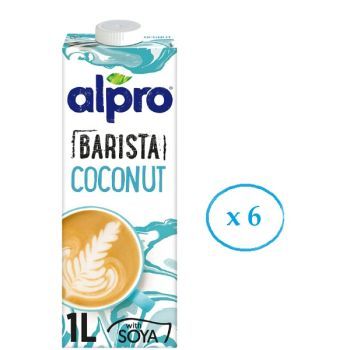 Alpro Barista Coconut Drink 1L, pack of 6 | CognitionUAE.com