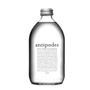 Antipodes Sparkling Water 500 ml x 24 glass bottles | CognitionUAE.com