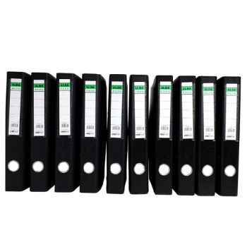 Alba Rado PVC Box File, Full Scape, Broad, Black ( pack of 10 pcs) | CognitionUAE.com