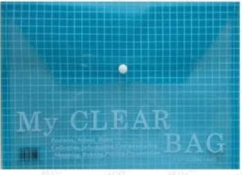 My Clear Bag A4 -Blue ( Pack of 12) | CognitionUAE.com