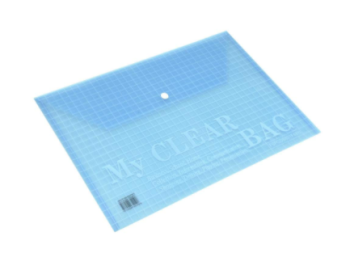 FIS Document Bag "My Clear Bag" FS, Blue | CognitionUAE.com