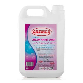 Chemex Cream Hand Soap Floral - 5 Ltr | CognitionUAE.com