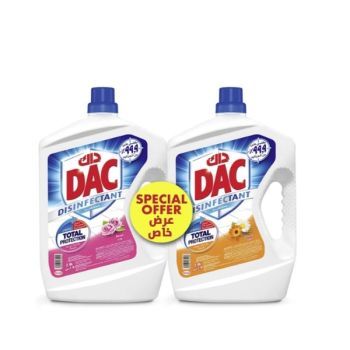 Dac Disinfectant Rose and Floral 2.9L Combo Pack | CognitionUAE.com