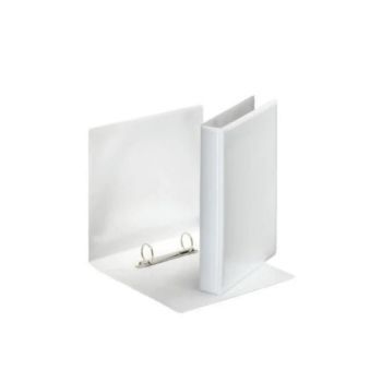 Deluxe A4 2 Ring Presentation Binder 1" (25mm) White | CognitionUAE.com