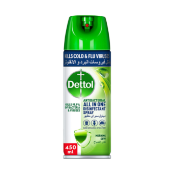 Dettol Morning Dew Disinfectant Surface Spray 450ml | CognitionUAE.com