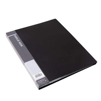 Deli Display Book A4 - 20 Pockets- Black | CognitionUAE.com