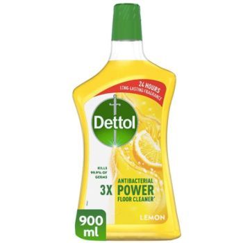Dettol Antibacterial Power Floor Cleaner, Lemon, 900ml | CognitionUAE.com