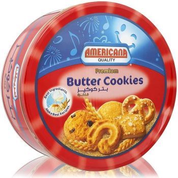 Americana Cakes Butter Cookies,Red Tin, 908g | CognitionUAE.com