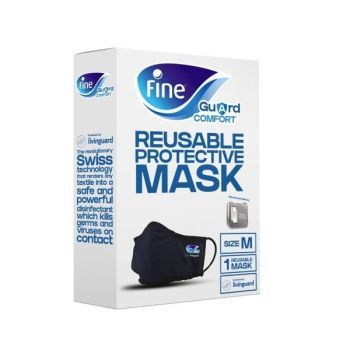 Fine Guard N95 adult Face Mask with Livinguard Technology - Medium | CognitionUAE.com