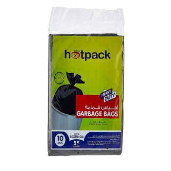 Hotpack Large Garbage Bag Roll 80*110cm 10 pcs Pack ( 55 Gallons) | CognitionUAE.com