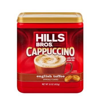Hills Bros English Toffee Cappuccino Drink 453g | CognitionUAE.com