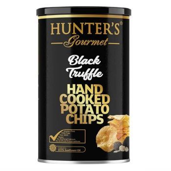 Hunters Gourmet Hand Cooked Potato Chips, Black Truffle, 150 gm | CognitionUAE.com