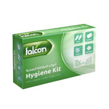Falcon Hygiene Kit (Face Mask/Sanitizer/ Gloves/ Fresh Wipes) | CognitionUAE.com