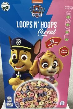 Nickelodeon Paw Patrol Loops N' Hoops Cereal 375g | CognitionUAE.com