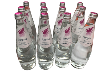 Surgiva Sparkling Water 750 ml x 12 glass bottles | CognitionUAE.com