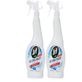 Jif Ultra Fast Bathroom Cleaner Spray, 500ml, Pack of 2 | CognitionUAE.com