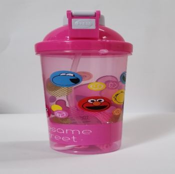 Kids Water Bottle, Sesame Street, Pink, 500ml | CognitionUAE.com
