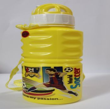 Kids Water Bottle Sporty Champs Design, Yellow ,500ml | CognitionUAE.com