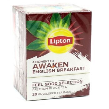 Lipton English Breakfast, 20 Envelope Teabags | CognitionUAE.com