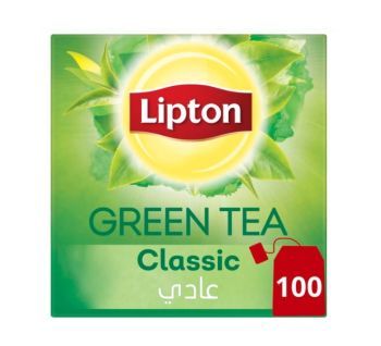 Lipton Green Tea Classic 100 Tea Bags | CognitionUAE.com