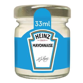 Heinz Portion Jar Mayonnaise, 33ml, (Pack of 16 Jars) | CognitionUAE.com