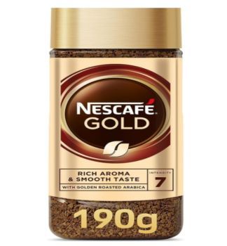 Nescafe Gold Instant Soluble Coffee, 190g | CognitionUAE.com