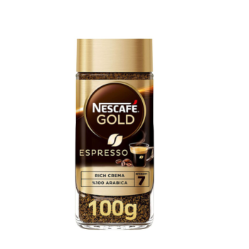 Nescafe Gold Espresso Coffee 100g Italian Style Rich with Crema | CognitionUAE.com