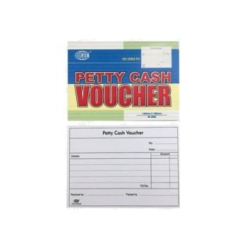 FIS Petty Cash Voucher Pad A6 80 sheets | CognitionUAE.com